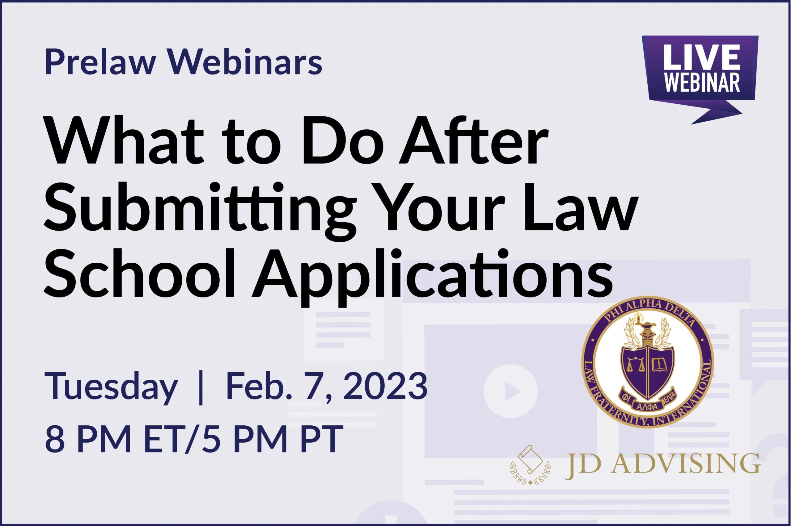 When Law School Applications Are Due